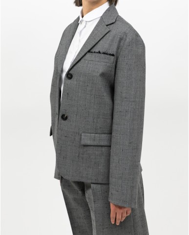 Tela - Giacca Monopetto Solare Grigia Donna 060118 V001 GRIGIO I25