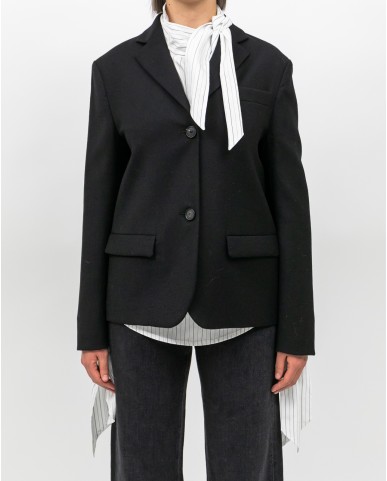 Tela - Giacca Monopetto Solare Nera Donna 060113 X001 I25