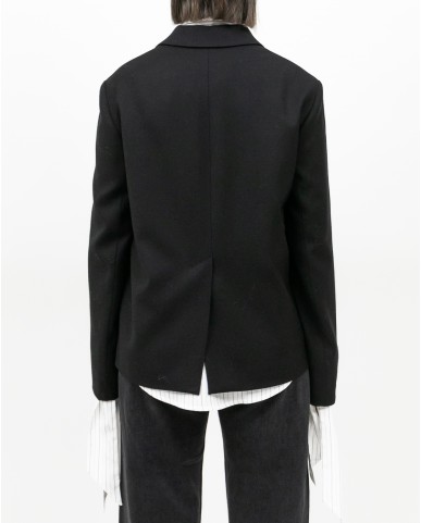 Tela - Giacca Monopetto Solare Nera Donna 060113 X001 I25