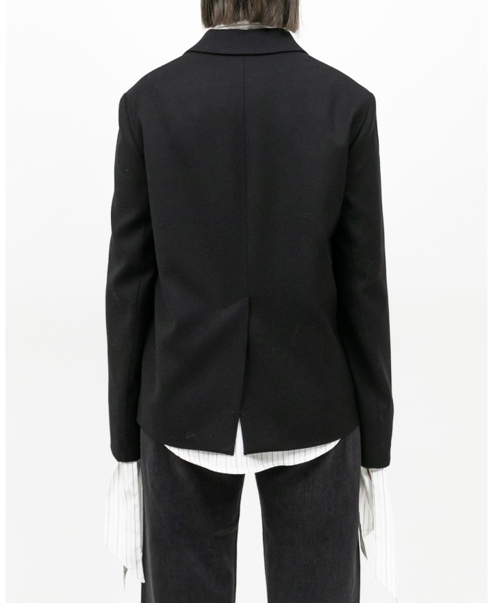 Tela - Giacca Monopetto Solare Nera Donna 060113 X001 I25