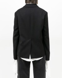 Tela - Giacca Monopetto Solare Nera Donna 060113 X001 I25