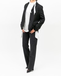 Tela - Giacca Monopetto Solare Nera Donna 060113 X001 I25