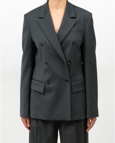Tela - Giacca Doppiopetto Soho Grigia Donna 060096 V092 GRIGIO I25