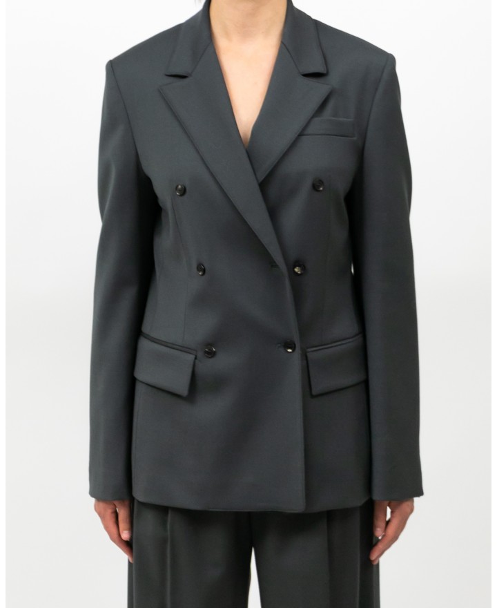 Tela - Giacca Doppiopetto Soho Grigia Donna 060096 V092 GRIGIO I25