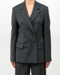 Tela - Giacca Doppiopetto Soho Grigia Donna 060096 V092 GRIGIO I25