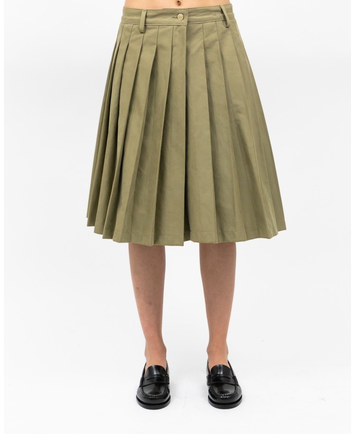 Seven - Gonna Pieghe Midi Camel Donna 7UZ50F07 U71A8 I25