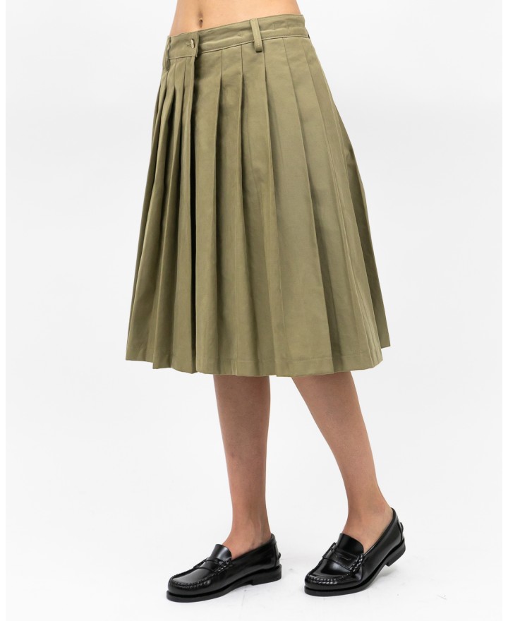 Seven - Gonna Pieghe Midi Camel Donna 7UZ50F07 U71A8 I25