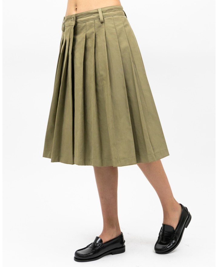 Seven - Gonna Pieghe Midi Camel Donna 7UZ50F07 U71A8 I25