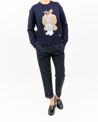 Polo Ralph Lauren - Maglia Bear Blu Donna 211972139001 I25