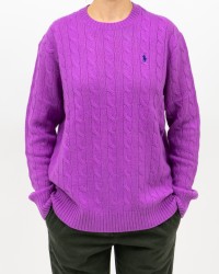 Polo Ralph Lauren - Maglia Over Treccia Glicine Donna 211972115003 I25