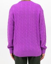 Polo Ralph Lauren - Maglia Over Treccia Glicine Donna 211972115003 I25