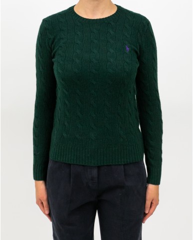 Polo Ralph Lauren - Maglia Treccia Verde Donna 211971865009 I25