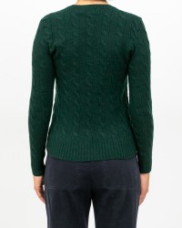 Polo Ralph Lauren - Maglia Treccia Verde Donna 211971865009 I25