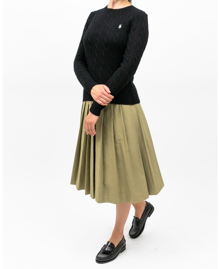 Polo Ralph Lauren - Maglia Treccia Nera Donna 211971865005 I25