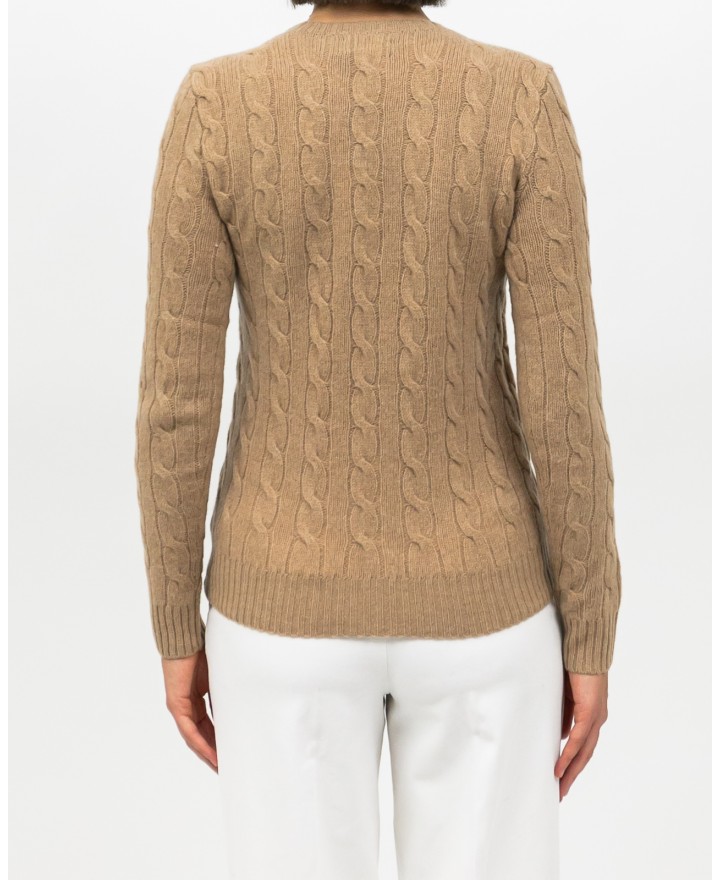 Polo Ralph Lauren - Maglia Treccia Cammello Donna 211971865002 I25