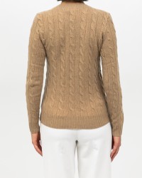 Polo Ralph Lauren - Maglia Treccia Cammello Donna 211971865002 I25