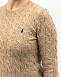 Polo Ralph Lauren - Maglia Treccia Cammello Donna 211971865002 I25