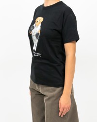 Polo Ralph Lauren - T-shirt Bear Nera Donna 211971709001 I25