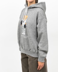 Polo Ralph Lauren - Felpa Cappuccio Bear Grigia Donna 211971713001 I25