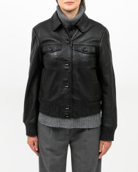The Jackie - Women's Black Crux Leather Jacket CRUX CLOU 20 I25