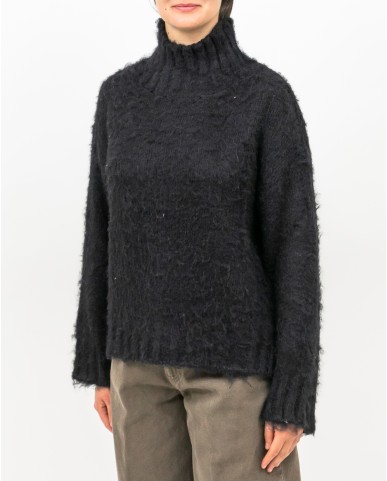 Roberto Collina - Dolcevita Seta Nero Donna F49003 09 NERO I25