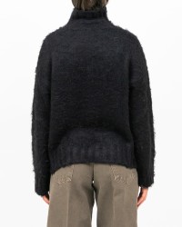 Roberto Collina - Women's Black Silk Turtleneck F49003 09 NERO I25