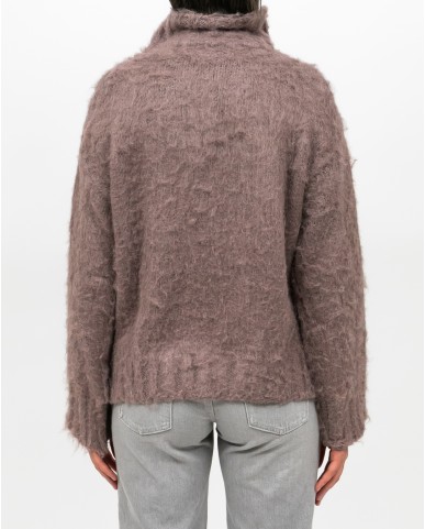 Roberto Collina - Dolcevita Seta Rosa Donna F49003 07 CACAO I25