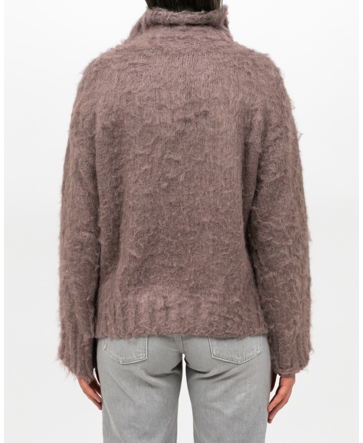 Roberto Collina - Dolcevita Seta Rosa Donna F49003 07 CACAO I25