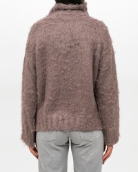 Roberto Collina - Dolcevita Seta Rosa Donna F49003 07 CACAO I25