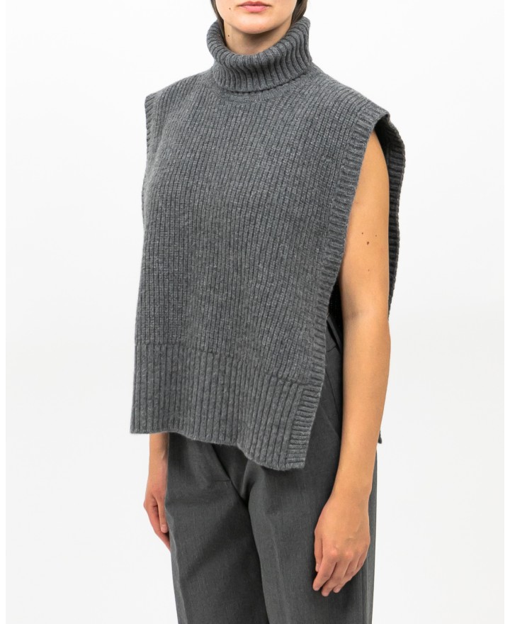 Davantino - Collo Alto Lana Grigio Donna DAV01 04 GRIGIO I25