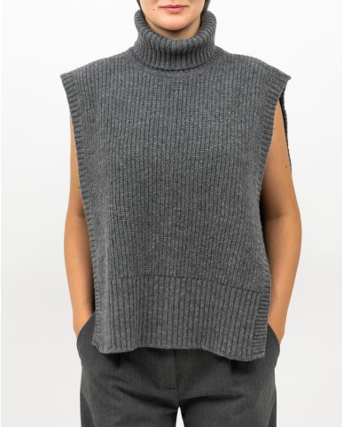 Davantino - Collo Alto Lana Grigio Donna DAV01 04 GRIGIO I25