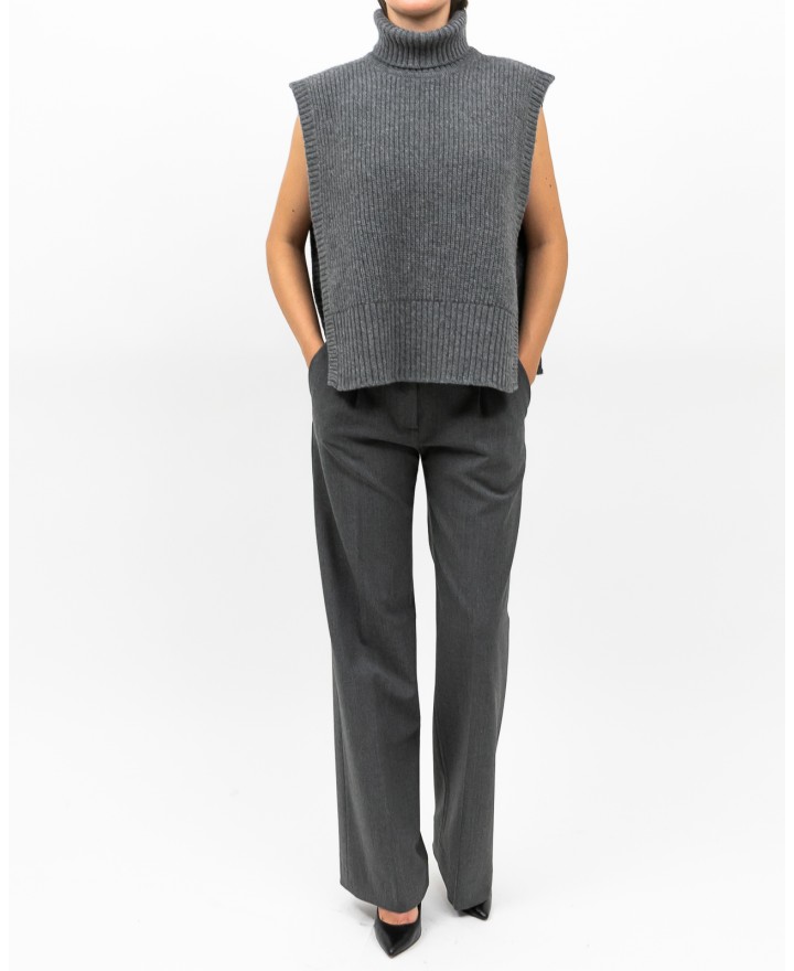 Davantino - Collo Alto Lana Grigio Donna DAV01 04 GRIGIO I25