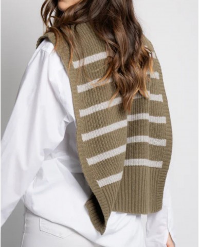 Davantino - Collo Alto Lana Militare/Perla DonnaDAV01R MIL/PERLA I25