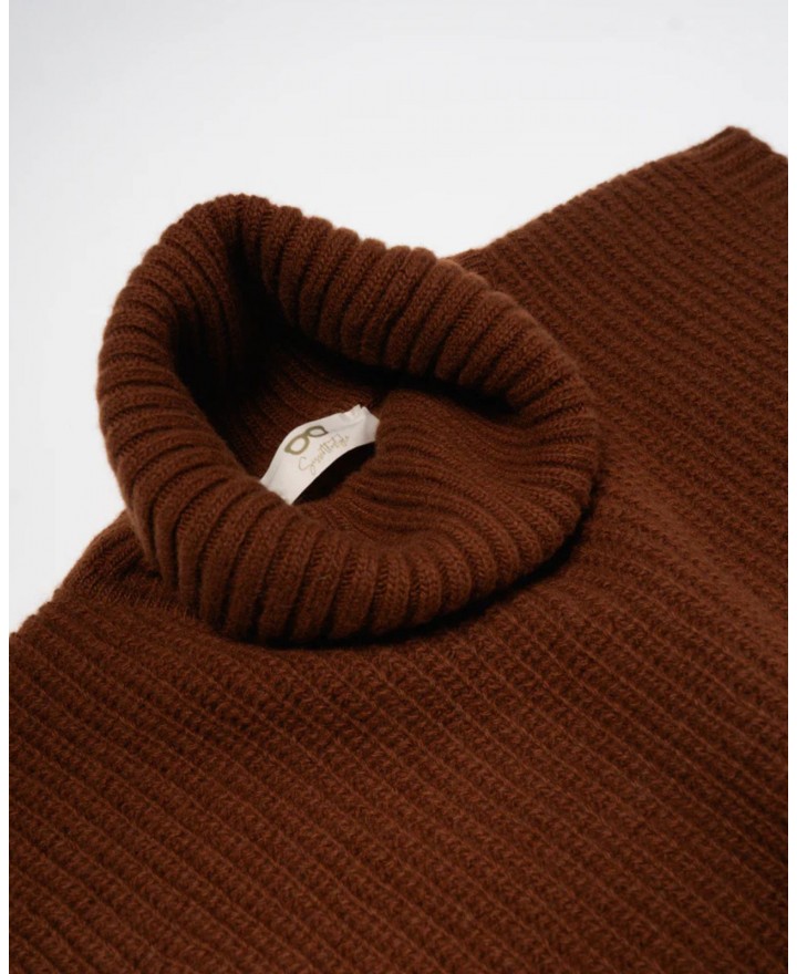 Davantino - Collo Alto Lana Moro Donna DAV01 MORO I25