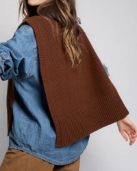 Davantino - Collo Alto Lana Moro Donna DAV01 MORO I25