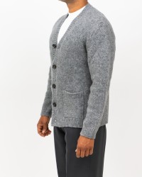 Settefili - Men's Gray Cardigan RAVEL6CA VE7 I25