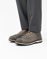 Monpiz - Pedula Heritage Pelle Grigia Uomo HERITAGE SUEDE OSSID I25