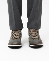 Monpiz - Pedula Heritage Pelle Grigia Uomo HERITAGE SUEDE OSSID I25