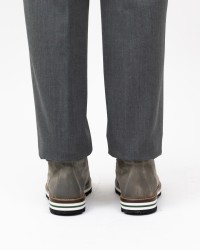 Monpiz - Pedula Heritage Pelle Grigia Uomo HERITAGE SUEDE OSSID I25