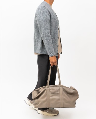 A Trip In A Bag - Men's Beige Leather Bag ATD9550 045 TAUPE I25