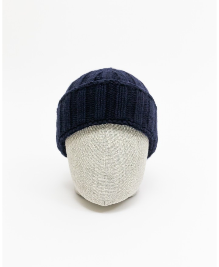 Aragona - Berretto Cashmere Costa Larga Blu Notte A2801TF 330 BLU NOTT I25