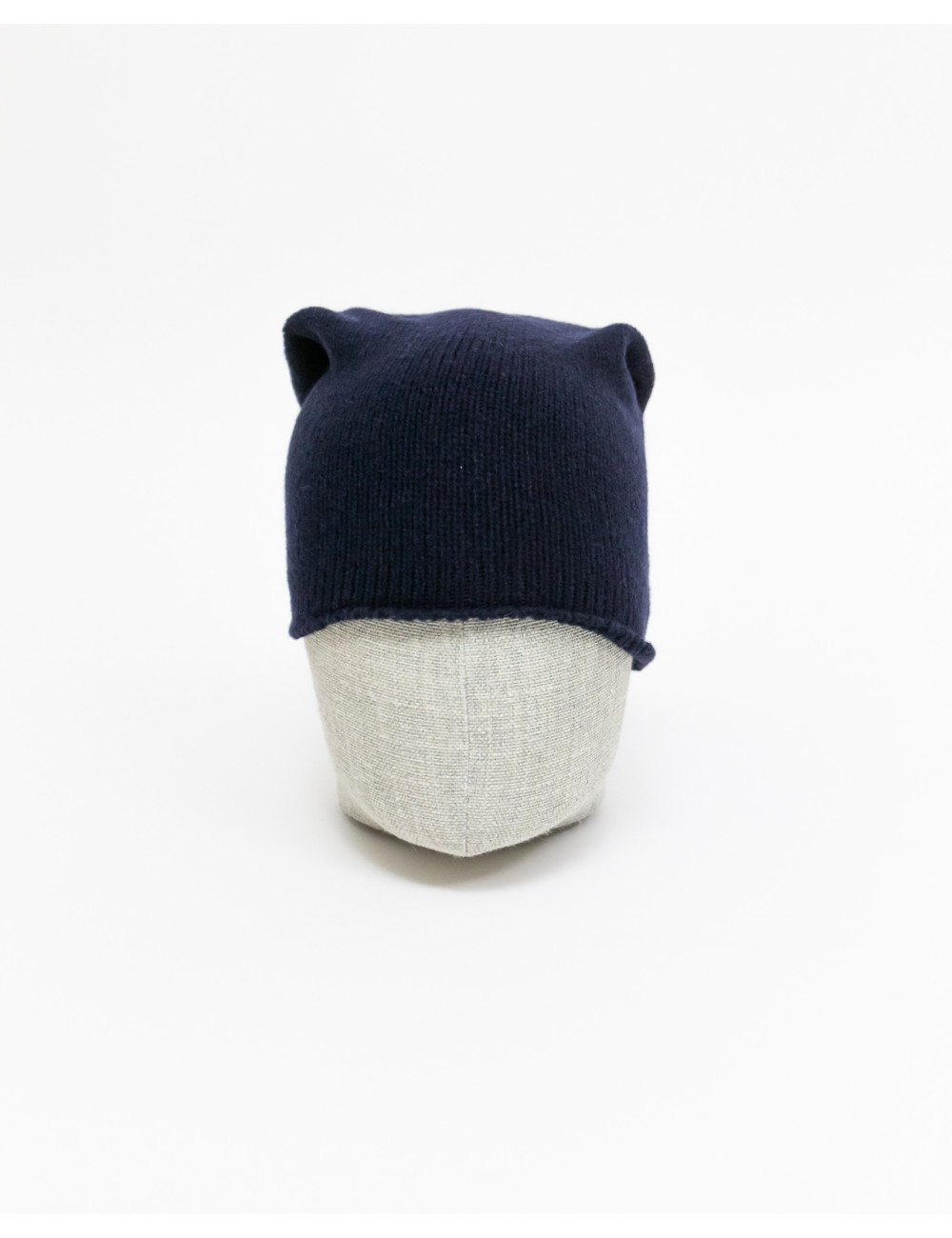 Aragona - Blue Cashmere Beanie Hat  A1119TF 330 BLU NOTT I25