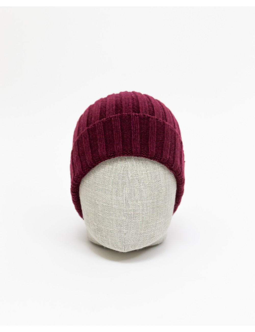 Aragona - Berretto Cashmere Costa Stretta Bordeaux A1030TF 162 BORDEAUX I25