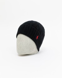 Polo Ralph Lauren - Berretto Treccia Lana Nero 449959346001 I25
