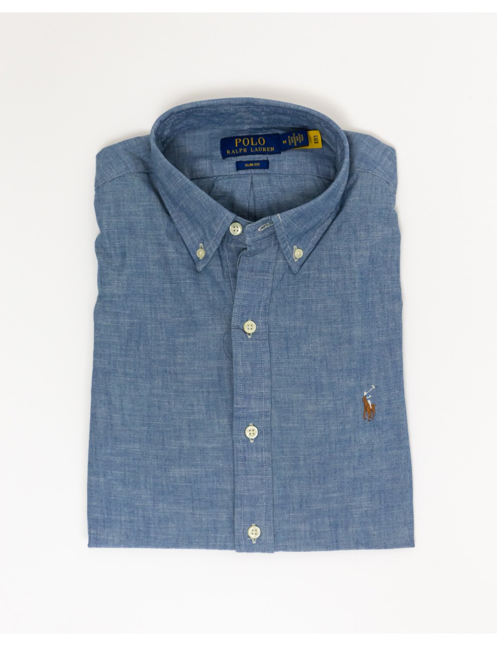 Polo Ralph Lauren - Camicia Bottondown Denim Chiaro 710548538001 I25