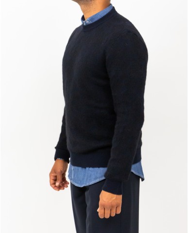 Roberto Collina - Maglia Girocollo Blu Navy Uomo M26101 10 NAVY I25