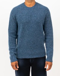 Roberto Collina - Maglia Girocollo Azzurro Uomo M43001 88 DENIM I25