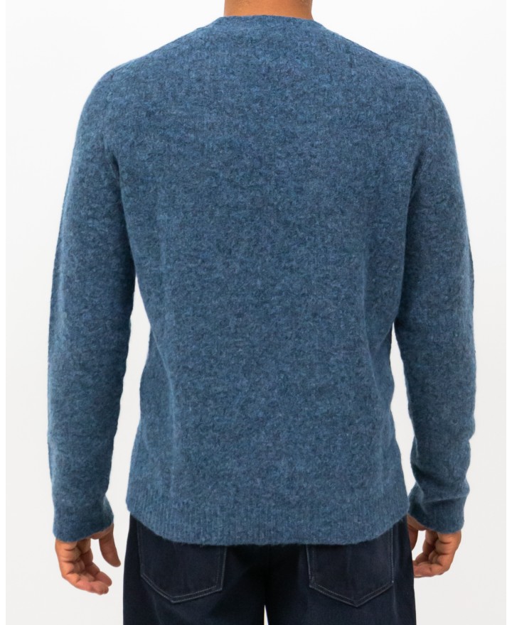 Roberto Collina - Maglia Girocollo Azzurro Uomo M43001 88 DENIM I25