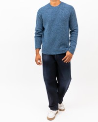 Roberto Collina - Maglia Girocollo Azzurro Uomo M43001 88 DENIM I25