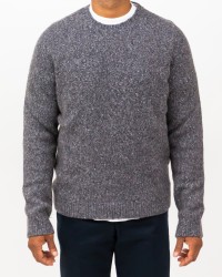 Roberto Collina - Men's Gray Crew Neck Sweater M43001 18 GRIGIO I25